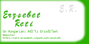 erzsebet reti business card